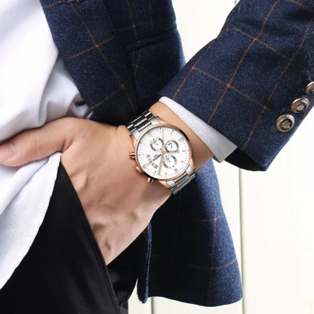 ساعة كلاسيكية NIBOSI 1985 ⌚️